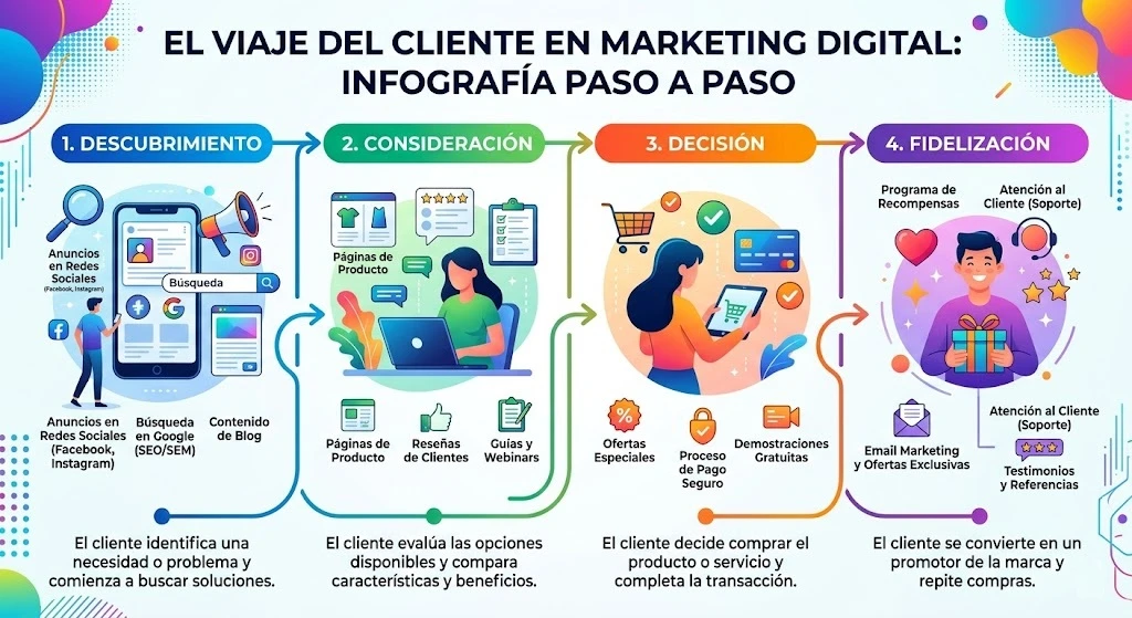 Cómo es el Customer Journey en el marketing digital