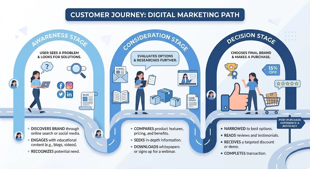 como entender el customer journey en el marketing digital,